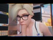 Preview 6 of Super Blonde Girl From Overwatch Take Cum on Face!