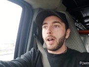 Preview 1 of Looking for a Place to Park to Masturbate, VLOG