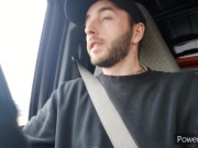 Preview 3 of Looking for a Place to Park to Masturbate, VLOG