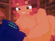 Preview 5 of Minecraft Porn Public in Apocalypse World - Girl manages to take a quick fuck with this lucky dude
