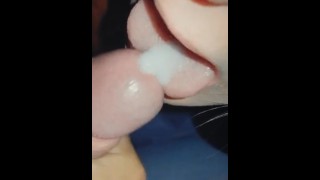 Wife cheats on husband with brother in law and let's him feed her his cum