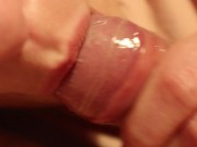 Preview 4 of Close up blowjob with a condom