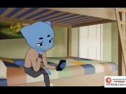 Preview 1 of Gumball Mom Recording A Special Video 🍑 The Amazing World of Gumball Hentai Animation 4K 60Fps