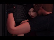 Preview 5 of Leon Kennedy and Ada Wong Fuck In The Lab During Zombie Invasion - Resident Evil Porn