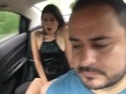 Preview 2 of I have my lush toy in my pussy and the driver has control of my toy and makes me cum in the uber