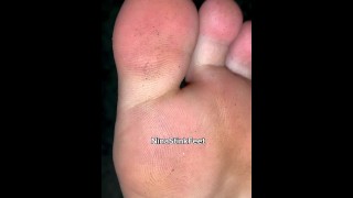 Dirty and Stinky Feet! Sweaty Soles Fetish after Workout.