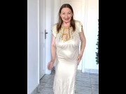Preview 5 of Oriental Splendor: Busty Granny MariaOld Golden Dress Dance Extravaganza