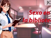 Preview 1 of Audio JOI - Sexo en la biblioteca. Voz española.