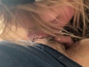 Preview 2 of Submissive slut deepthroats my dick pov