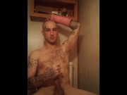 Preview 3 of Big dick white boy busting nut