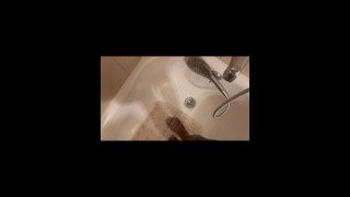 Shower 🚿 Time!!! : NUDE GRWM (Short Black Slim Redhead Babe)