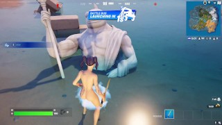 Fortnite With Nude Mods Installed Scuba Crystal Nude Skin Gameplay [18+]
