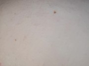 Preview 5 of Saggy tits blowjob masturbating hairy pussy and orgasm pov cum on hairy ass and creampie hairy pussy