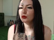 Preview 2 of A cocktail of drool and spit. Spitting fetish