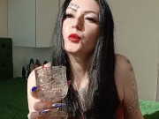 Preview 4 of A cocktail of drool and spit. Spitting fetish