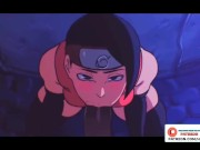 Preview 5 of SARADA NEW SPECIAL MISSION FOR THE VILLAGE | NARUTO HENTAI ANIMATION 4K 60FPS