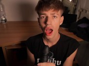Preview 1 of Twink has fun with a dildo in his ass