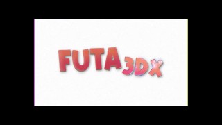 Futa3dX - HOT AF FUTA THREESOME With Anal Gaping And Big Dicks Deepthroating