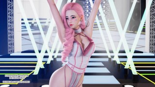 [MMD] Lee Hyo Ri - U Go Girl Seraphine Sexy Kpop Dance League of Legends Uncensored Hentai 4K 60FPS