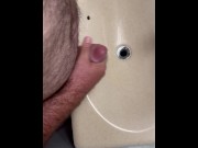 Preview 4 of Chubby Man Cums In Sink After Dirty Talking