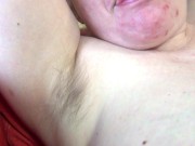 Preview 2 of Naked, frustrated girl showing her armpit hair. Vicces, magyar nyelvű párbeszéd