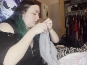 Preview 1 of Dirty Girl and Panties: Domestic chores, grinding, butt plug, and mastubation