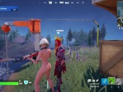 Preview 3 of Fortnite Nude Mods Gameplay Razor Nude Skin Battle Royale Match [18+]