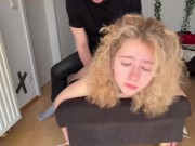 Preview 2 of fucking my little toy on the chair