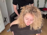 Preview 4 of fucking my little toy on the chair