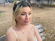 Preview 1 of I FIND A STRANGER IN THE PARK AND OFFER HER MONEY IN EXCHANGE FOR LETTING ME EAT HER TIGHT PUSSY