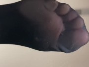 Preview 5 of Ebony Feet & Black Nylon Sock Removal