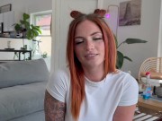 Preview 4 of I Fucked My Maid - Redhead Maid Bounces Big Ass on My Dick And Gets Covered in Cum