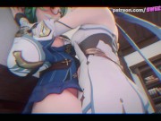 Preview 3 of Lumine and Sucrose From Genshin Impact Decided to Fuck Each Other Up to the Core! See What Happened!