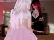 Preview 1 of Naughty Schoolgirl Gets Disciplined By Her Busty Futa Teacher - VRChat ERP