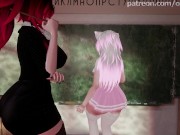 Preview 2 of Naughty Schoolgirl Gets Disciplined By Her Busty Futa Teacher - VRChat ERP