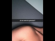 Preview 2 of Deutsche Blondine will Mitschüler auf Schultoilette ficken Snapchat