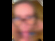 Preview 1 of He Covers My Glasses In Cum! - Face Reveal?