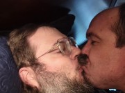 Preview 3 of Florida Ham - Mister Moustache Don K Dick and Rusty Piper kiss and jerk until cum - cornfedMTdads