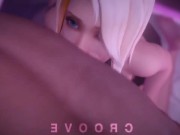 Preview 1 of D.va Overwatch BUSTY ASS CREAMY CREAMPIE Overwatch ANIMATED 4k 60Fp6