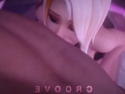 Preview 2 of D.va Overwatch BUSTY ASS CREAMY CREAMPIE Overwatch ANIMATED 4k 60Fp6