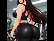 Preview 1 of THE BIG ASS GIRL FROM THE GYM GETS A BIG SURPRISE - asmr roleplay