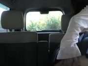 Preview 6 of I got horny while waiting in my boyfriend's car and masturbated before he arrived.
