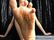 Preview 1 of Wrinkled soled worship after workout PREVIEW - foot fetish small feet wrinkles italian mistress pov