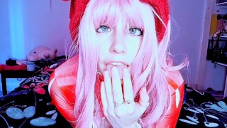Tight pussy creampie for cosplay Zero Two Helly_Rite