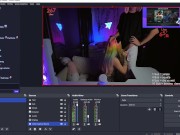 Preview 6 of Streamer Girl got a Mouthful of Cum from the Teacher league of legends  during the Stream