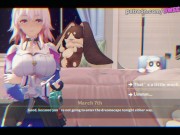 Preview 2 of Honkai Star Rail -March 7th Really Likes Being A Slut In Bed!