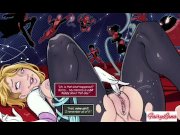 Preview 6 of Spider-verse +18( Adult Gwen give a blow job like a pro to adult Miles)