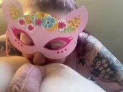 Preview 5 of BAD LITTLE KITTY KAT GIVES ME RIMJOB AND GETS A CUM FACIAL
