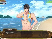 Preview 1 of Big Dick Teen - Tomoki x Sota - Part 5 - Full service gameplay - Muscle