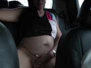 Preview 4 of HOT TAXI DRIVER FROM BUCARAMANGA FUCKS A PREGNANT GIRL WHO PICKED UP ON THE ROAD IN HIS CAR